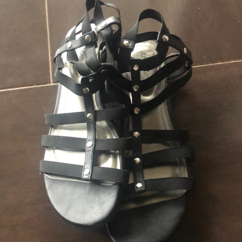 Black, strappy, Target sandal!